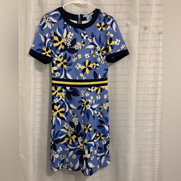 Draper James Persley Ponte Dress – Lavender Bellamy Floral - Picture 2 of 5